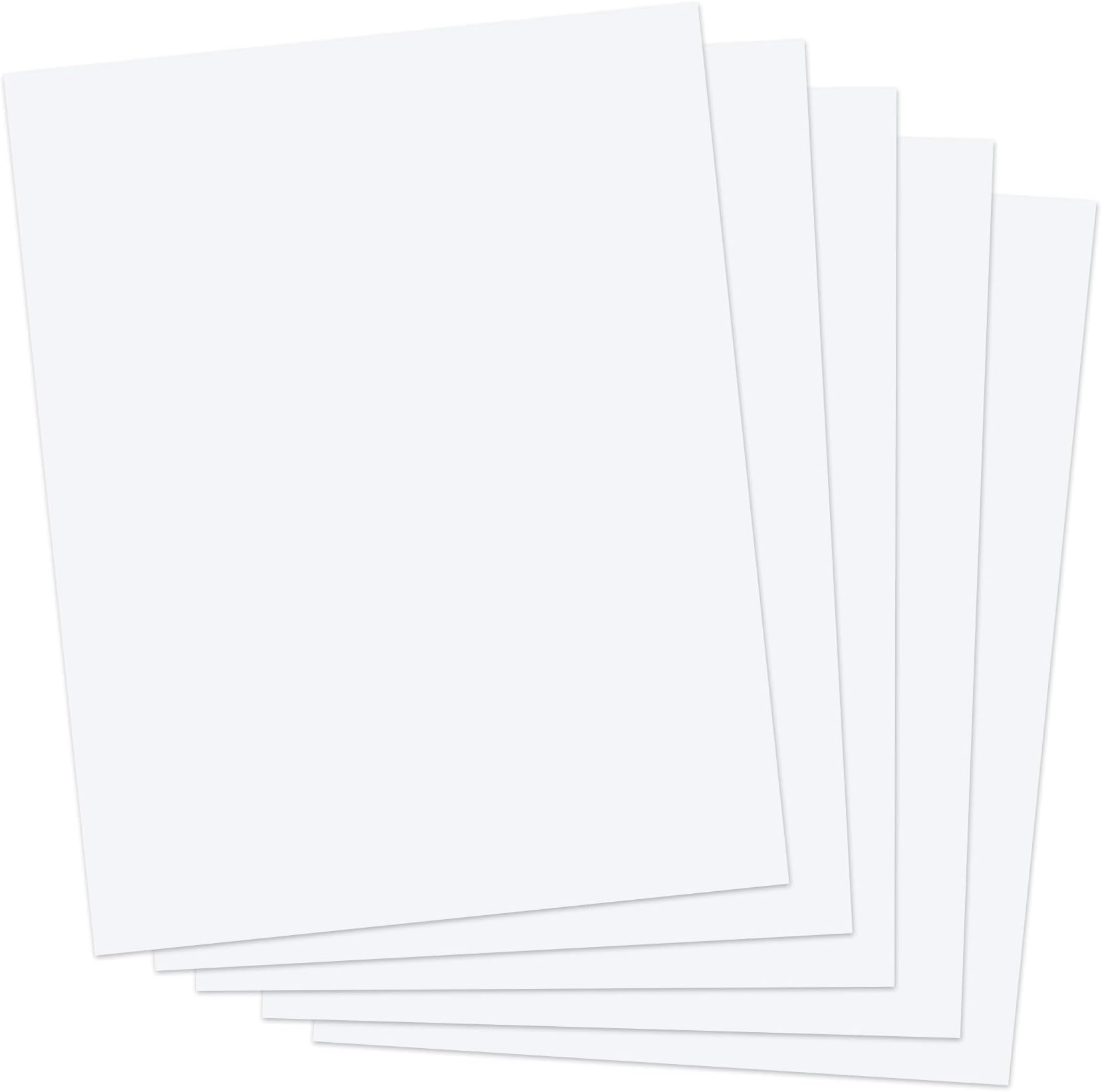 HPRT Printer Paper for MT800/MT800Q/GT1, Thermal-transfer Printer Paper Premium Glossy Paper, US Letter 8.5''x11'' - (50 Sheets)