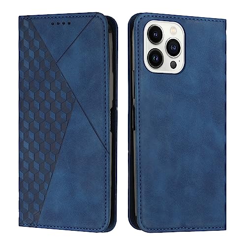 Étui iPhone 15 Pro Max clapet magnétique anti-chute avec porte-carte