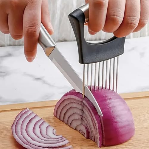304 Stainless Steel Manual Fruit & Onion Cutter Tool with Handle ...