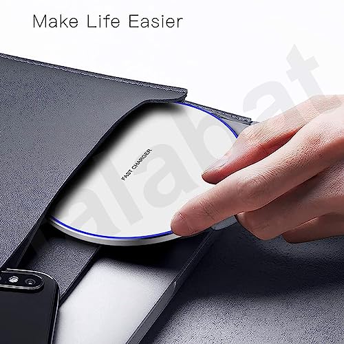Image of 15W Fast Wireless Charger, Pack of 2 Max Qi-Certified Wireless Charging Pad Compatible with iPhone X /Xs /Xr /11 /11Pro /12 /12Pro /13 /13Pro /14 /14Pro /14Pro