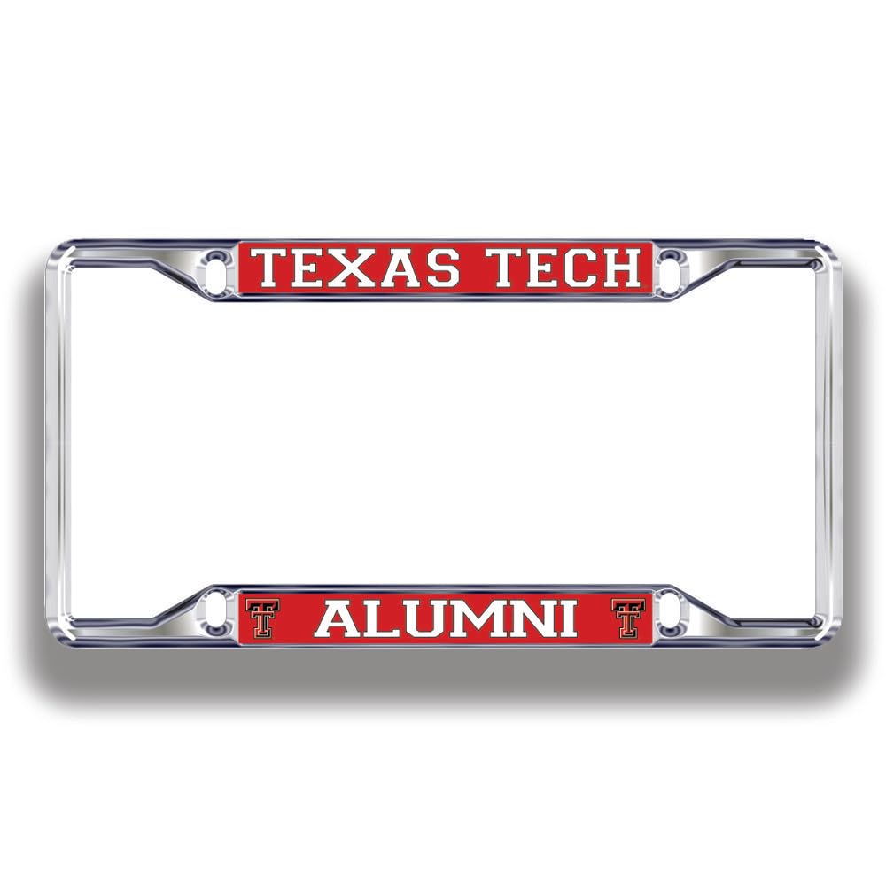 Elite Fan Shop Texas Tech Red Raiders License Plate Frame Alumni - auto accessories | Mubboo