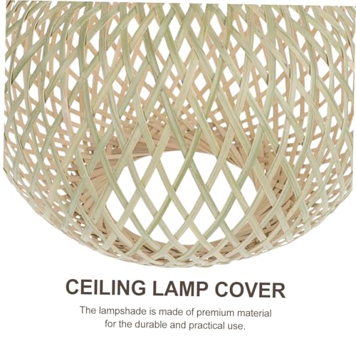 Cubierta tejida de bambú de alta calidad para lámparas decorativas 3