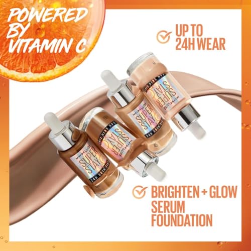 Maybelline New York Superstay 24H Skin Tint Bright Skin-Like Coverage - foundation - 34 - Stralende, skin-like finish - Formule verrijkt met vitamine C* * Vitamine C-derivaat