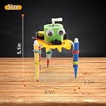 STEM Doodling Robot Kit - 4 Pack Robot Building Toys for Kids 6-8, Educational Science Craft Kits, Classroom Kids Activities & Birthday Gifts for 6 7 8 9 10 Year Old Boys Girls | Robotics Science Building Kits for Kids 8-12, Classroom Activities & Sc
