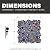 Rain Series Forever Love -Blue Dark Mix 13 Sheets Wall, Floor, Backsplash and Pools Pebble Glass Tile Love™ 10.76 Square Feet