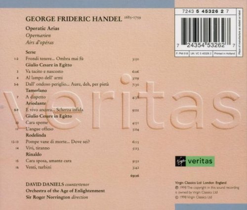 Handel: Operatic Arias