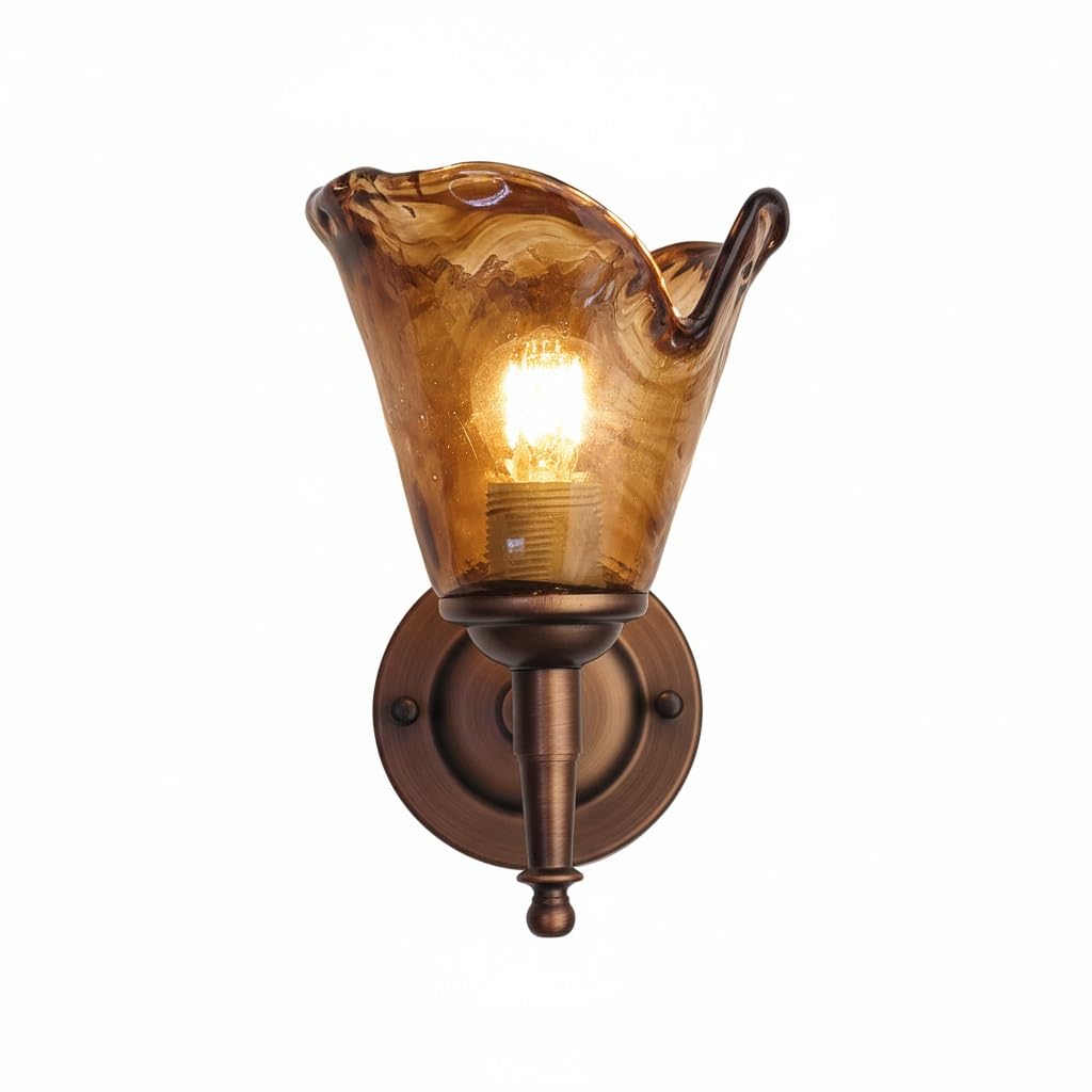 Lámpara de pared de 1 luz E27 para crear un ambiente cálido y vintage en tu sala de estar
