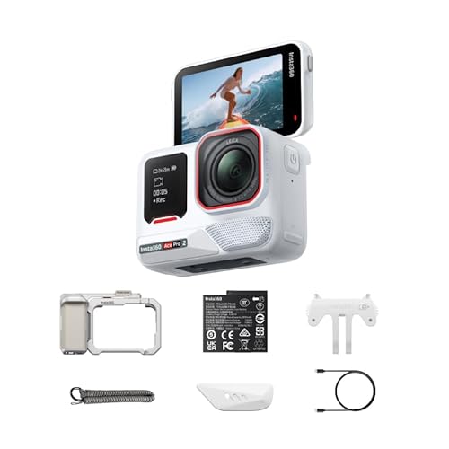 Insta360 Ace Pro 2 限定モデル アークティックホワイト ? ストリート撮影キット ムーンライトシルバー|8Kカメラ|Leica共同開発 1/1.3インチセンサー|デュアルAIチップ 低照度性能|フリップスクリーン&AI編集対応
