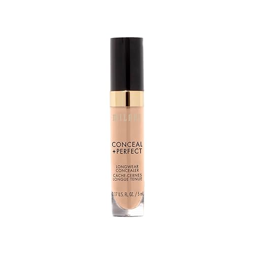Miniatura 7 de Milani Conceal + Perfect Longwear Corrector 0.17 fl. oz (personalizable) - Corrector líquido vegano, libre de crueldad animal, cubre círculos