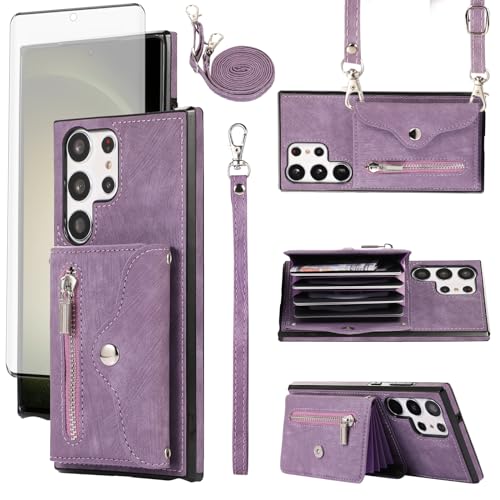 Coque Samsung S23 Ultra violette anti-choc et ajustée LLXKFQKB