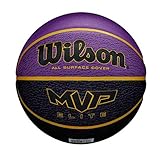 Balón de baloncesto de tamaño 7 con diseño colorido inspirado en los jugadores más icónicos MVP de la NBA