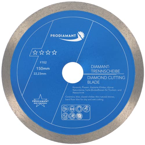 PRODIAMANT Profi Diamant-Trennscheibe PRORIM 150 mm x 22,23 mm...