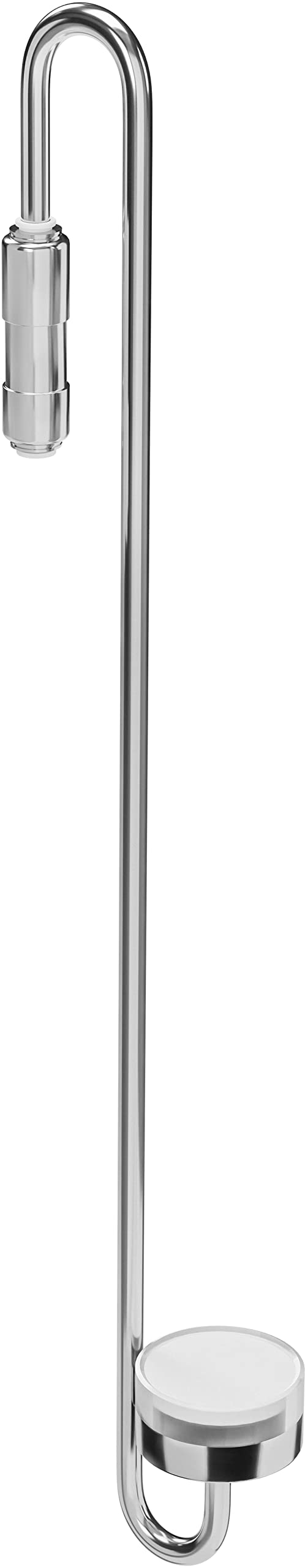 CO2 Diffusor Aquarium 25 cm – Edelstahl Diffusor mit 4/6 mm Anschluss & Keramikplatte – für feine CO2 Zerstäubung in Süßwasseraquarien – ARKA mySCAPE