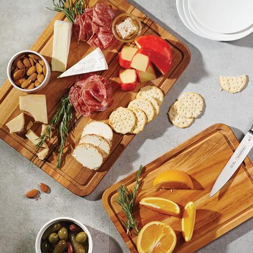 Image of Tramontina FSC Certified Brazilian Tigerwood Cutting and Serving Board Set