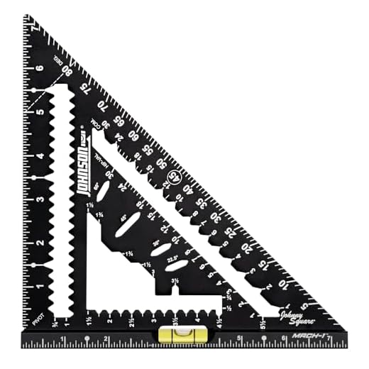 Johnson Level Rafter Square with Level Vial