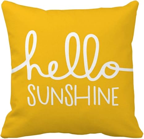 hello sunshine cushion