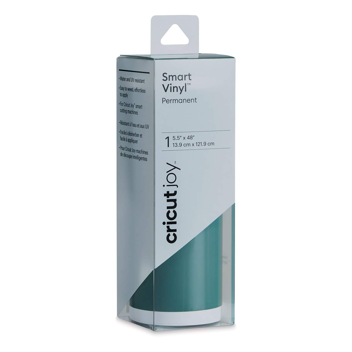 Cricut Smart Permanent Vinyl (5.5in x 48in, Forest Green) for Joy machine - matless cutting for shapes up to 4ft, & repeated cuts up to 20ft