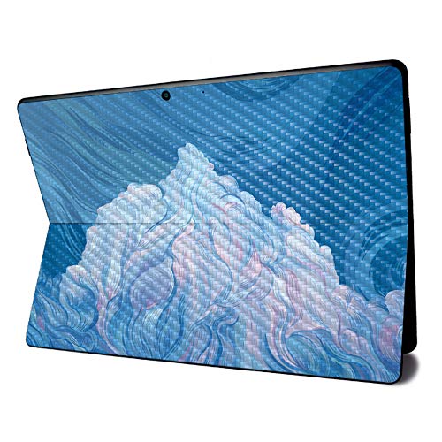 Image of MightySkins Carbon Fiber Skin for Microsoft Surface Pro X - Daydream | Textured Carbon Fiber Finish | Easy to Apply, Remove, and Change Styles | Made in The USA