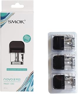 SMOK NOVO 2 Replacement POD 1.0 ohm mesh POD No Nicotine (3 in pack)