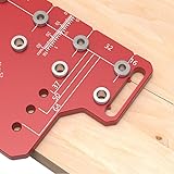 SUNGOOYUE 2 on 1 Shelf for the Hinge of the Pin Hinge Independently Hardware Tool for Tightening Furniture for Woodworking Projects