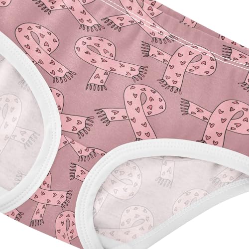 Little Girl Underwear Toddler Panties Kids Undies Ribbon Scarves Soft Cotton Briefs 2T-8Y4