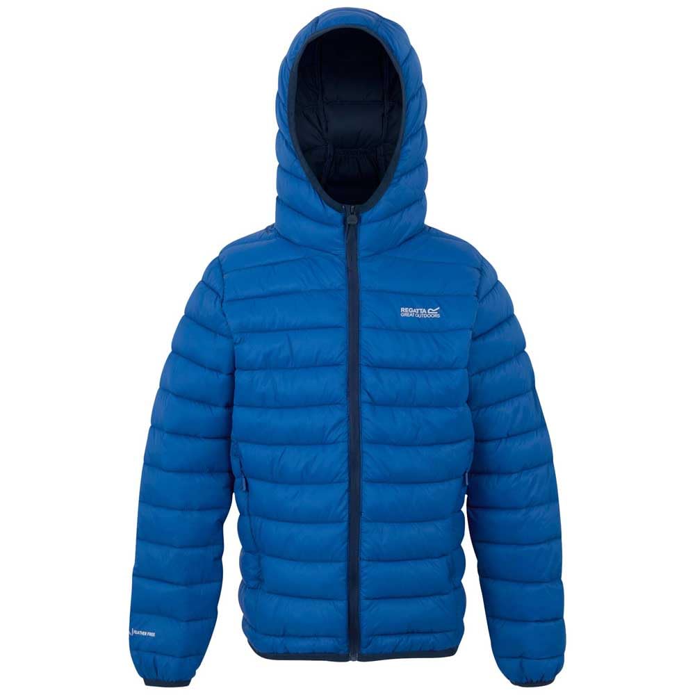 Regatta Snorkel Blue/Moonlight Denim Junior Hooded Marizion Kids Jacket