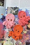 Crochet Applique Octopus set of 3