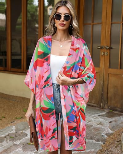 Image of Swimsuit Coverups for Women Sarong Beach Bikini Wrap Sheer Short Skirt Chiffon Scarf for Swimwear