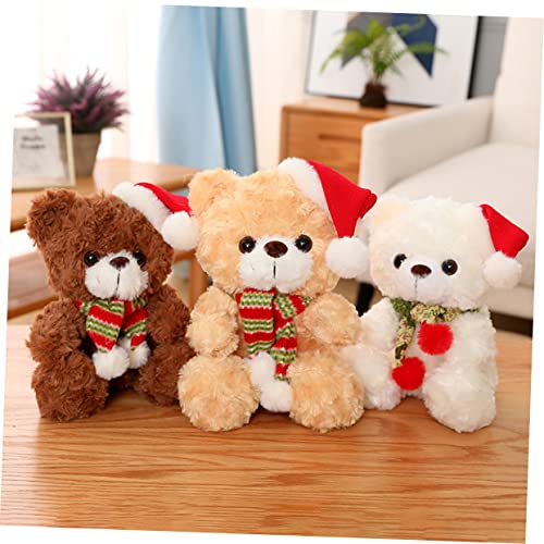 Peluche ours de noël douce et adorable collection haut de gamme