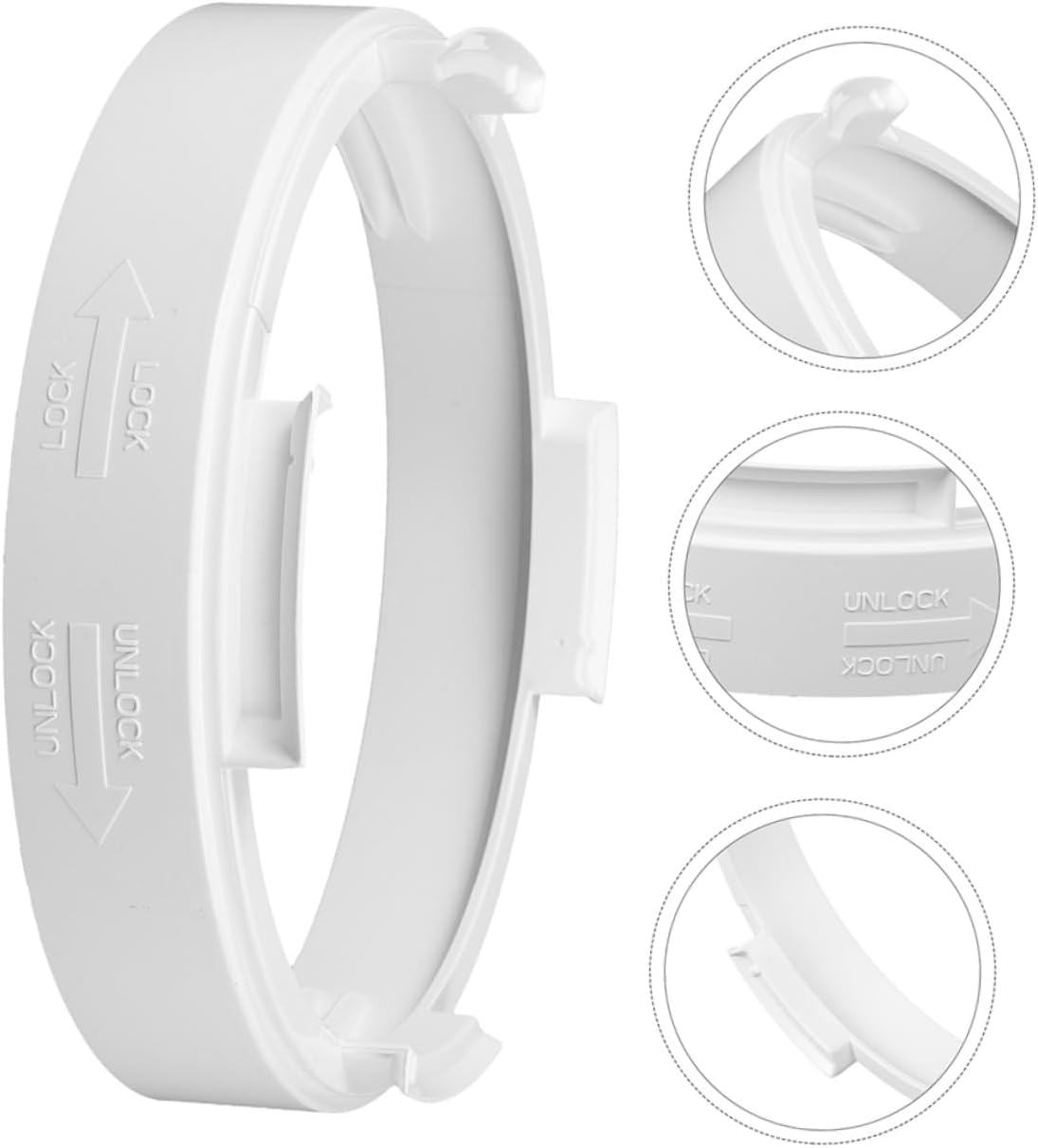 2Pcs Portable Air Conditioner Hose Connector Easy Install Tube Joint for Efficient Cooling Compatible with Portable Units