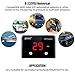 JJCOCO 232PSI Oil Pressure Gauge LED Digital Display 12V Press Gauge Meter Kit with Oil Pressure Sensor for Car Truck Vehicle Automotive