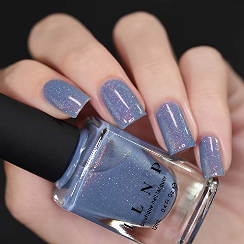 Image of ILNP Dusk To Dawn - Dusky Blue Holographic Nail Polish