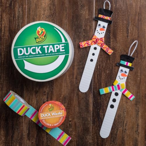 Image of Duck Color Duct Tape 3-Pack, 1.88 Inches x 30 Yards, 90 Yards Total, 3-Roll Pack, Black, 3 Piece (242913)