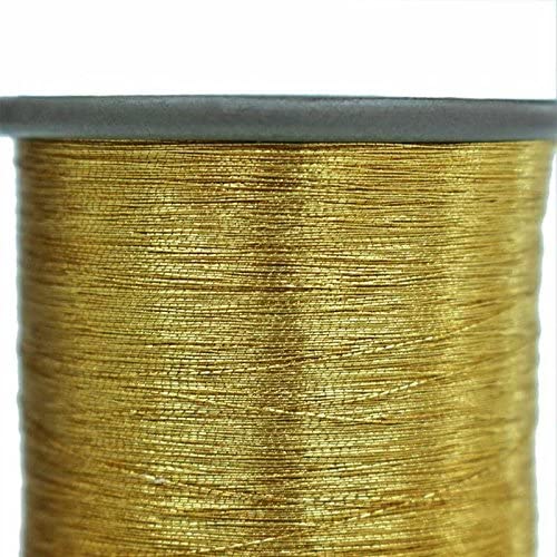 Embroidery Point Craft Making Making-Decorations-Bridle Purse Making-Cards & Crafts Projects Pack of 2 pcs Color Gold Size of Thread 1