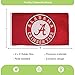 BSI NCAA Alabama Crimson Tide 3 x 5 Outdoor Flag Durable with Grommets | Heavy Duty Flag & Banner for Garden Patio | Indoor Wall Decor for Room | Works with Flag Poles for Outside House