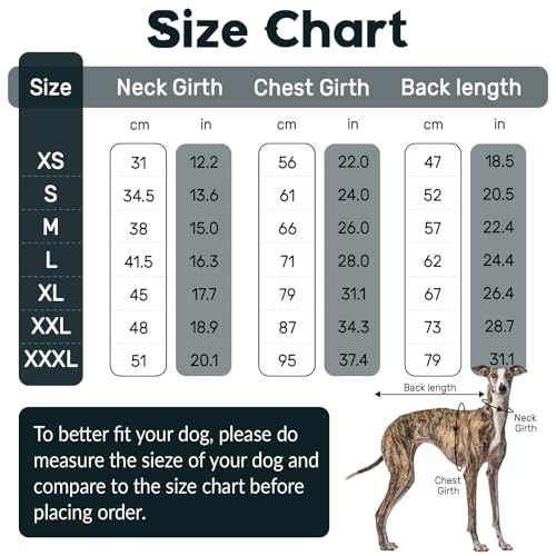 Whippet Mantel, Hundemantel Windhund Greyhound Sweater Hundeschlafanzug Hundepulli Hunde Pyjama(Dunkelgrün, S)