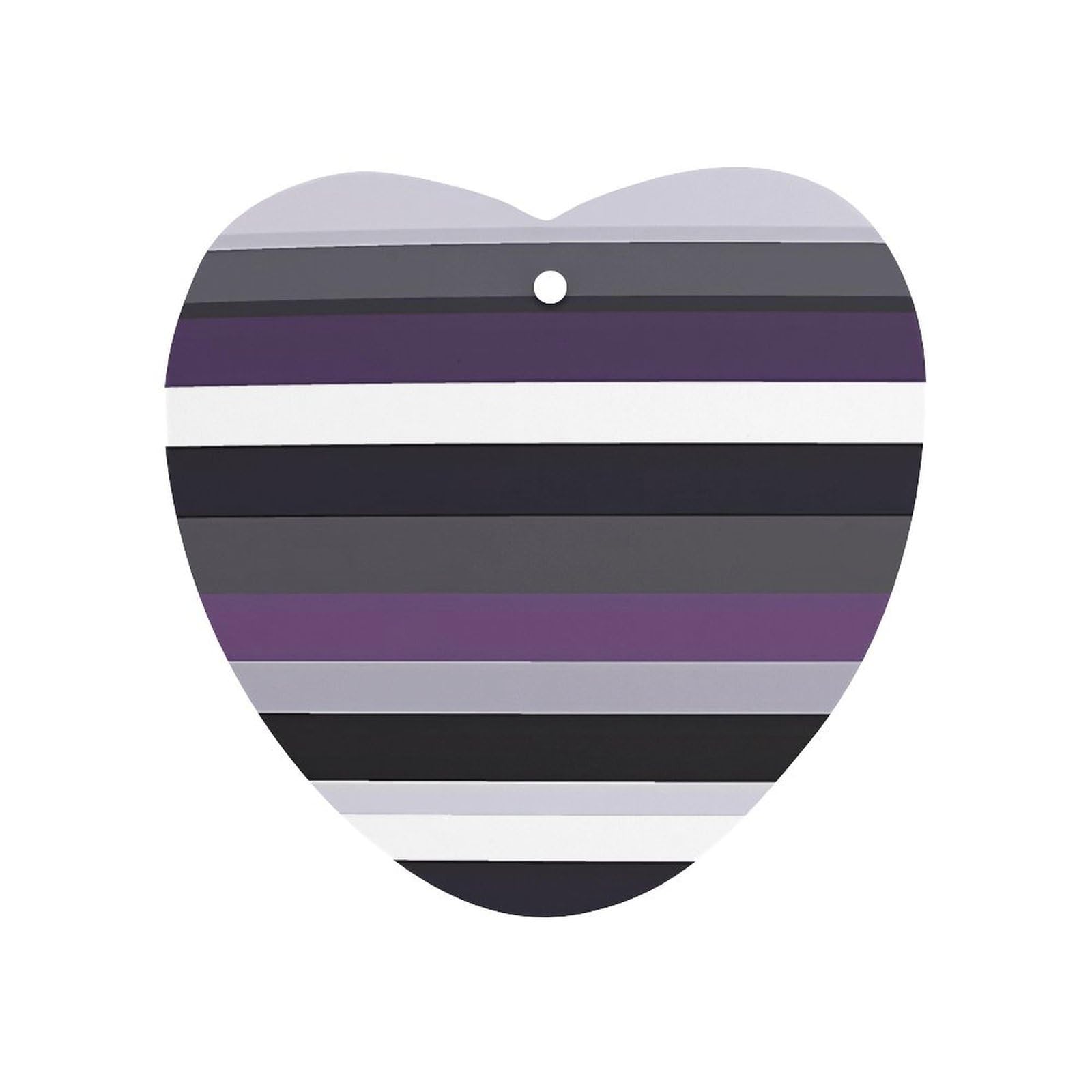 Asexual Lgbt Print Car Air Freshener Hanging Aromatherapy Tablets for Car Accessories Love form