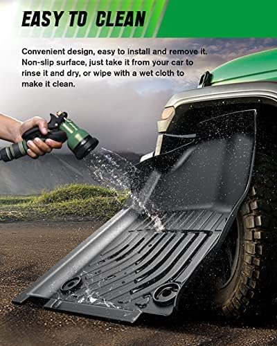 Miniatura 4 de VIWIK Alfombrillas para Honda HR-V 2023 2024, protección para todo tipo de clima, el juego completo incluye 1 y 2 fila delanteros y traseros negros