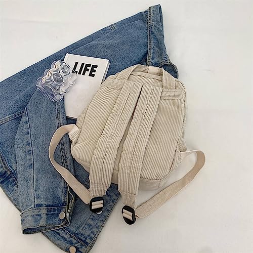 Image of MaxxCloud Vintage Denim Laptop Backpack Casual Canvas Daypack Handbag Purse Lightweight Rucksack Shoulder Bag