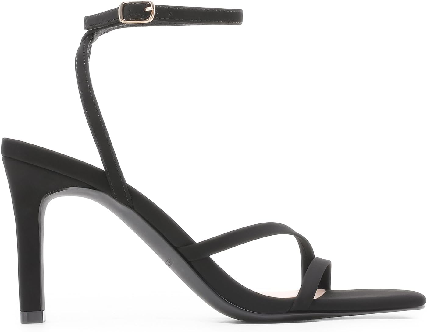 DREAM PAIRS Women’s High Stilettos Heels Open Toe Square Sandals Ankle Strap Pumps Sexy Comfort Strappy Dress Shoes Party Wedding Heeled Sandals - Image 2