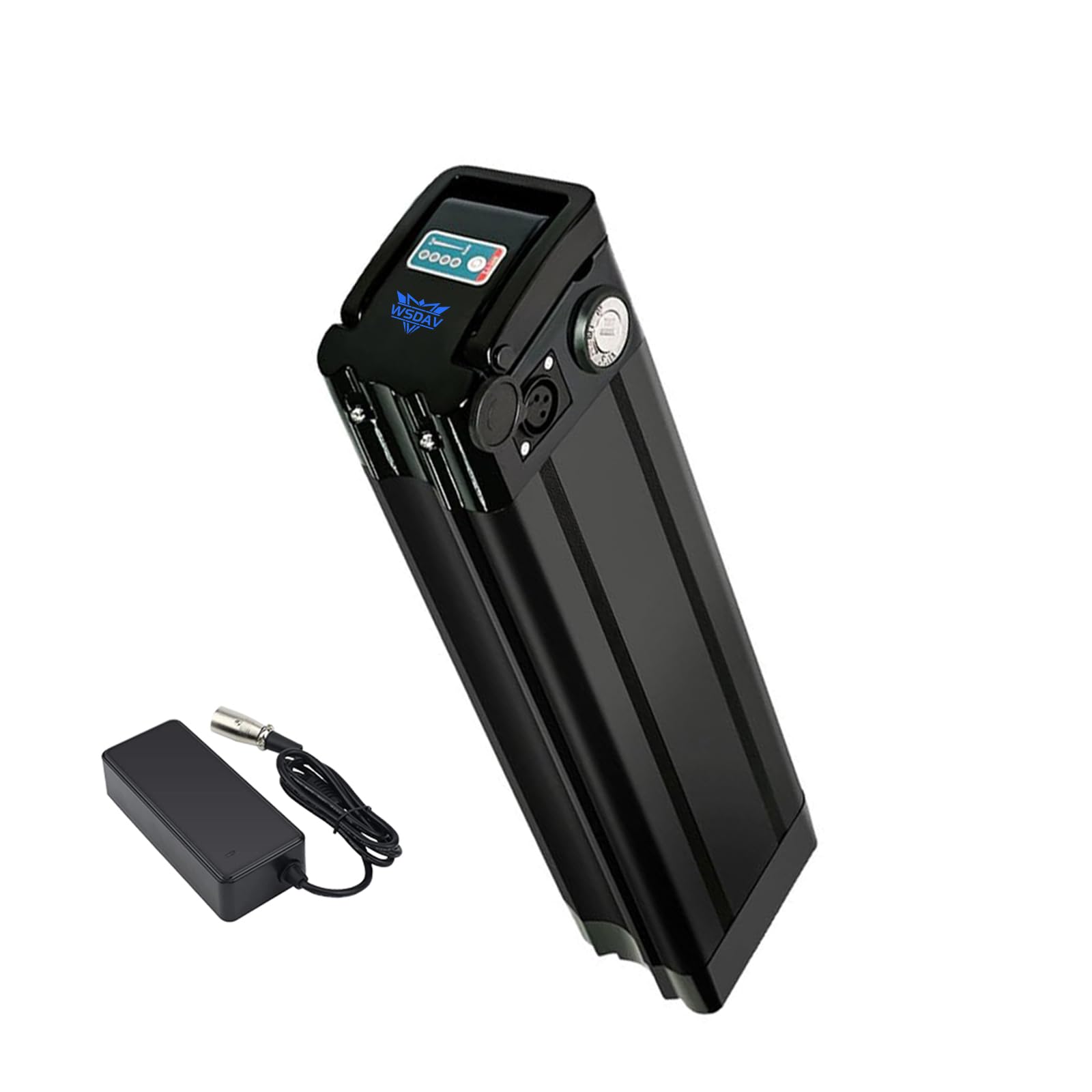 WSDAV Folding Bicycle Battery 36V 48V Electric Bicycle Battery Pack 8Ah 10Ah 13Ah 15Ah 17.5Ah 20Ah Replacement Batteries with Charger,36V10Ah
