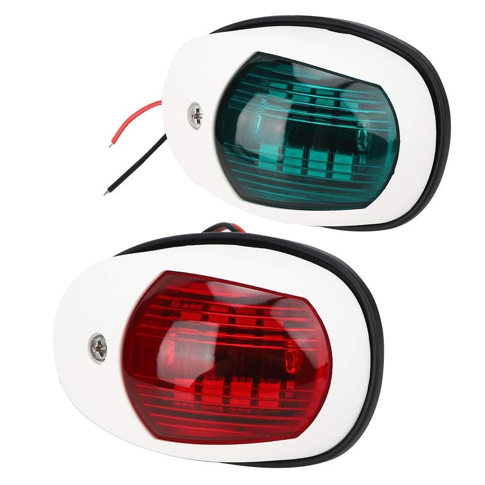 VGEBY Luce di Navigazione Marina da 2 Pezzi, Luci di Navigazione per Apparecchiature Elettriche IP66 Luce per Yacht per Luci di Via per Barca LED Luci di Via per Barca LED Luci di Via per Barca LED