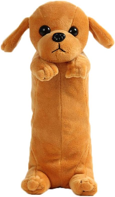 DobuyMall Plush Animal Stationery Cartoon Cute and Dog Pencil Case for Teen Girls and Cosmetic Bag (Golden Retriever)