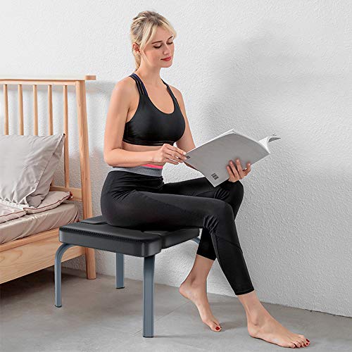 Yoleo Hoofdstandkruk, yogastoel, afneembare hulp, trainer, hoofdsteun, 150 kg draagvermogen met verdikt kussen voor yoga-oefeningen, fitness - Image 6