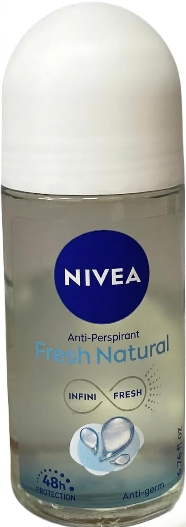 Nivea Fresh Natural Roll On Deodorant, 50 ml