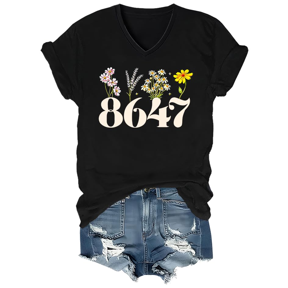 Amazon.com: 86 47 Shirt, V-Neck 8647 T-Shirt : Clothing, Shoes