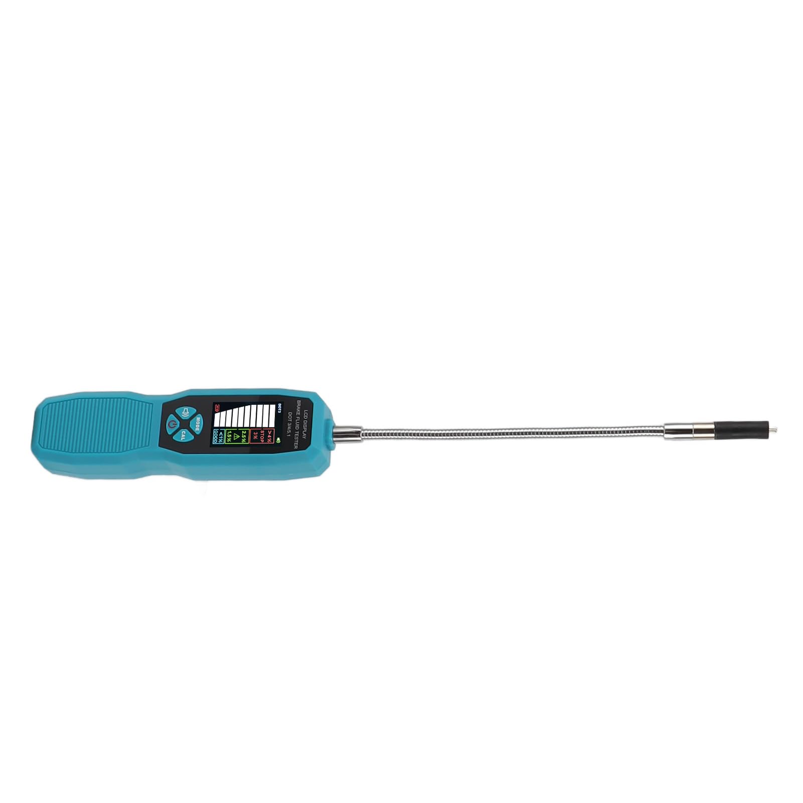 Tester per Liquido Freni con Schermo LCD & Allarme – Analizzatore per Olio Idraulico DOT3, DOT4, DOT5.1