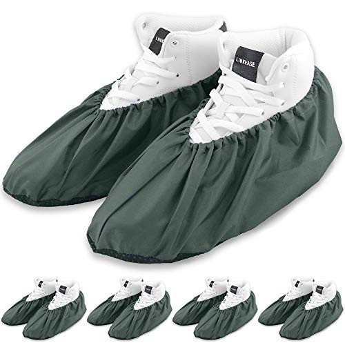 LINKEASE Reusable Boot & Shoe Covers Water Resistant Non Skid and Washable for Real Estate...