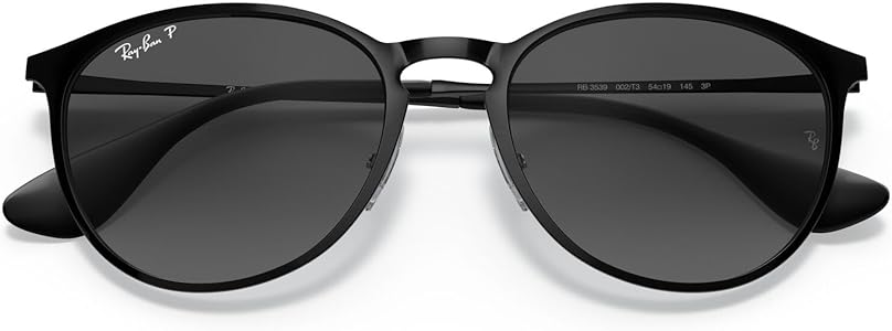 Amazon.co.jp: Ray-Ban。, ブラック/偏光ライトグレーグラデーション