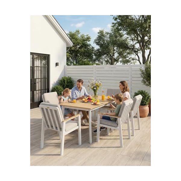 LANOX Gartenmöbel-Set Aluminium Beige
